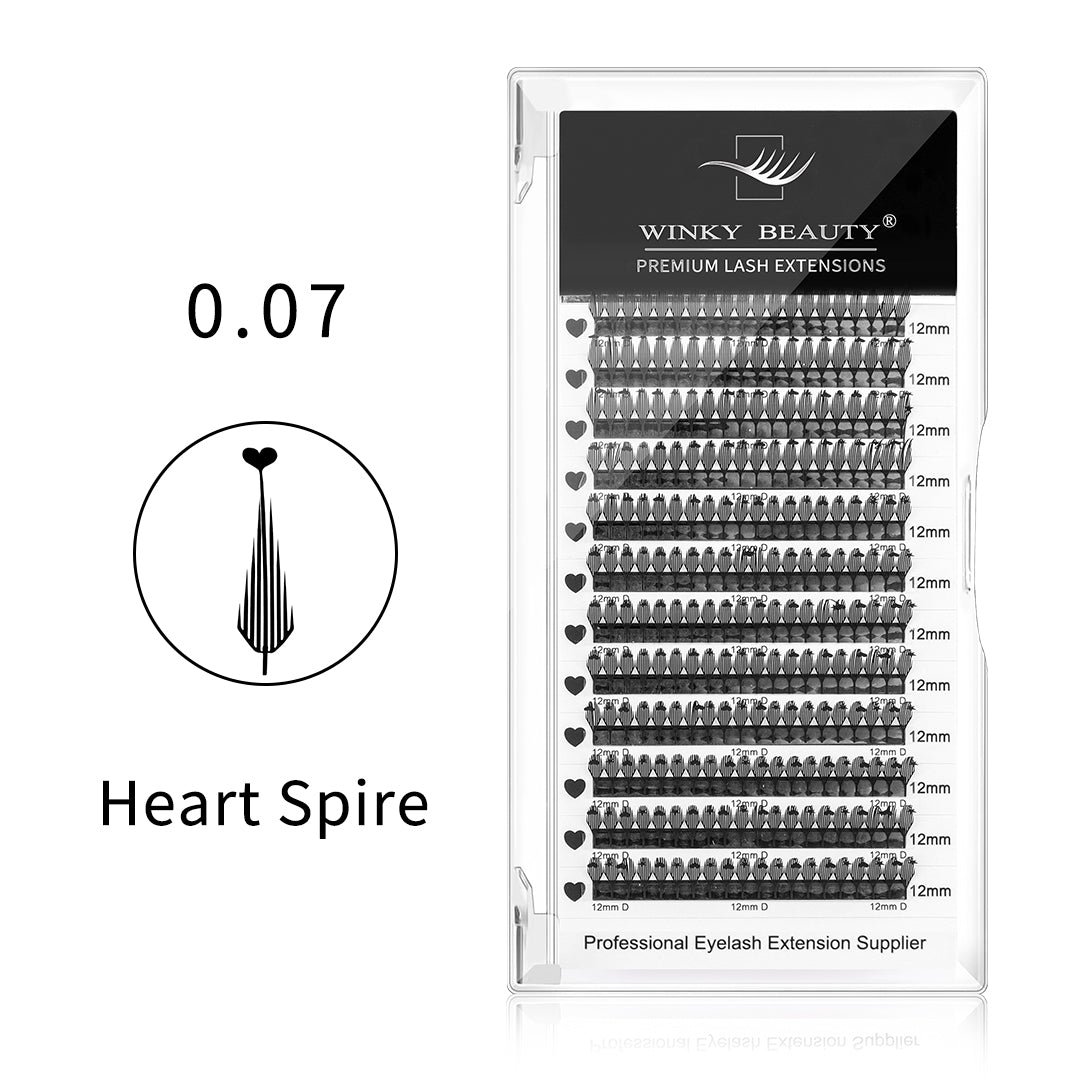 Comic Heart Spire Premade Fans