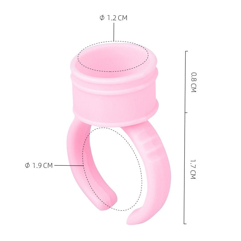 100pcs/bag Glue Ring Holder for Eyelash Extensions - Image 5