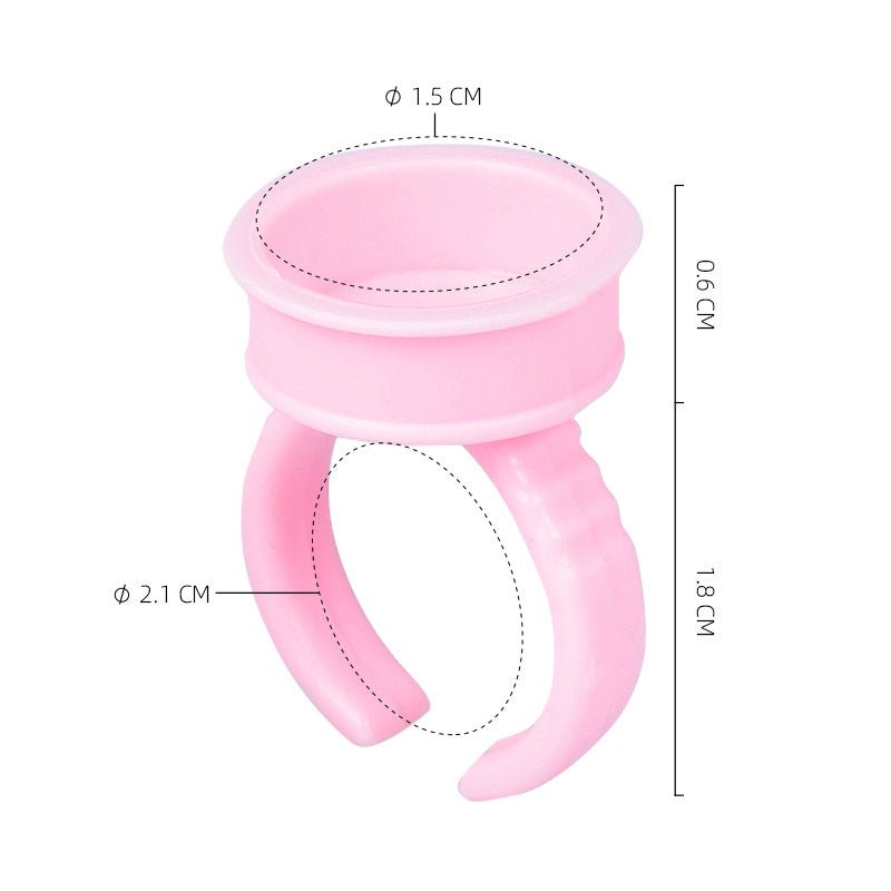 100pcs/bag Glue Ring Holder for Eyelash Extensions - Image 6
