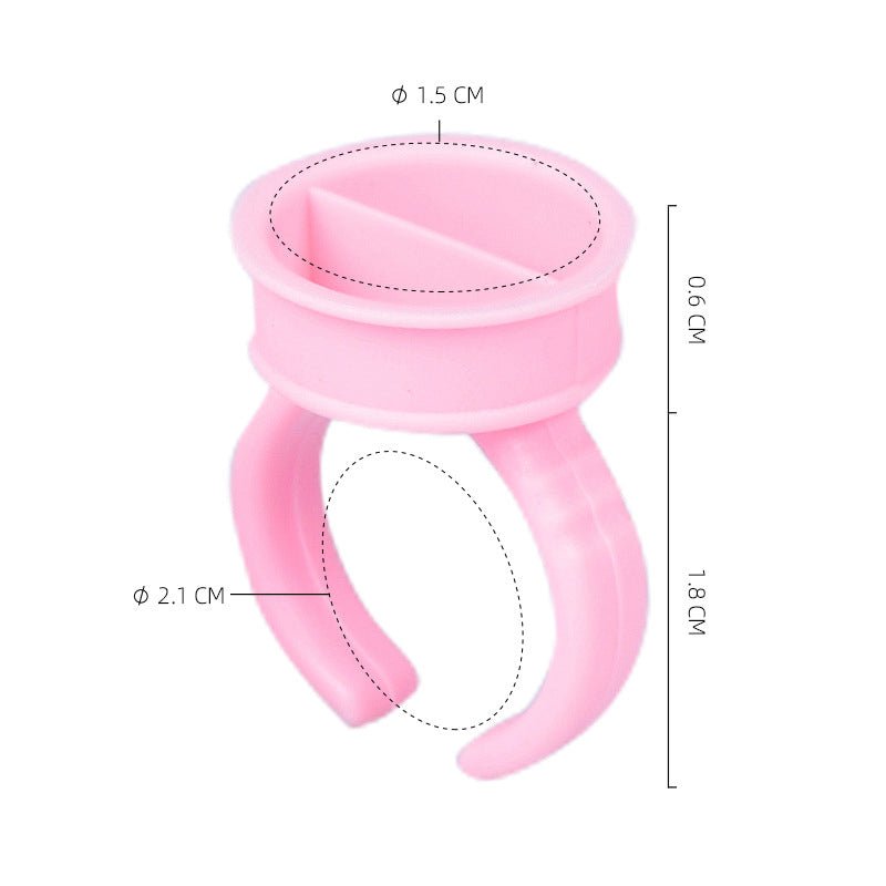 100pcs/bag Glue Ring Holder for Eyelash Extensions - Image 7