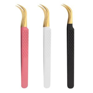 Tweezers丨Butterfly Volume Eyelash Extensions Tweezers-Curved type tweezers