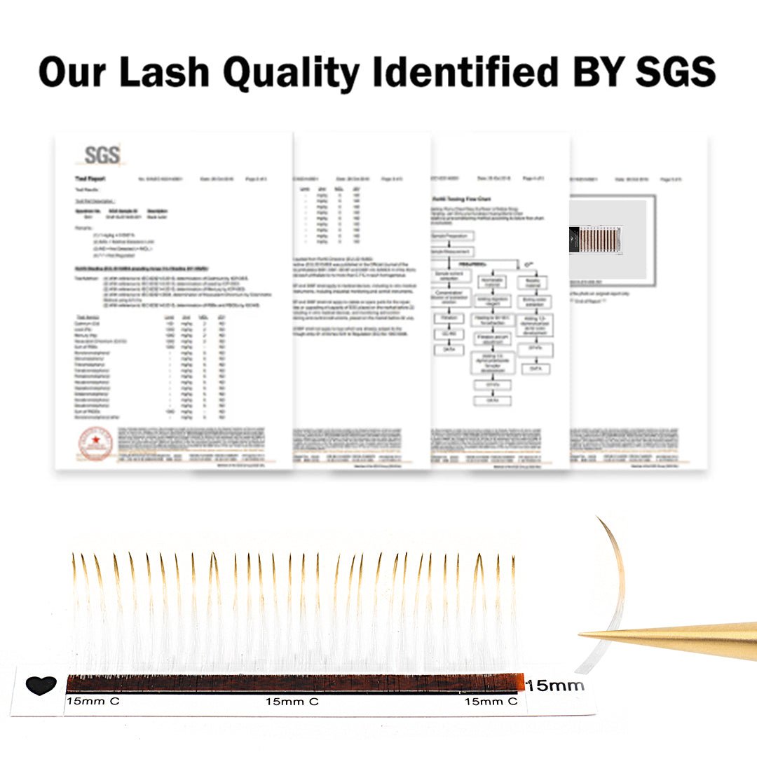 Wet Wispy Spikes Individual False Eyelashes-Ombre White Brown - Image 4