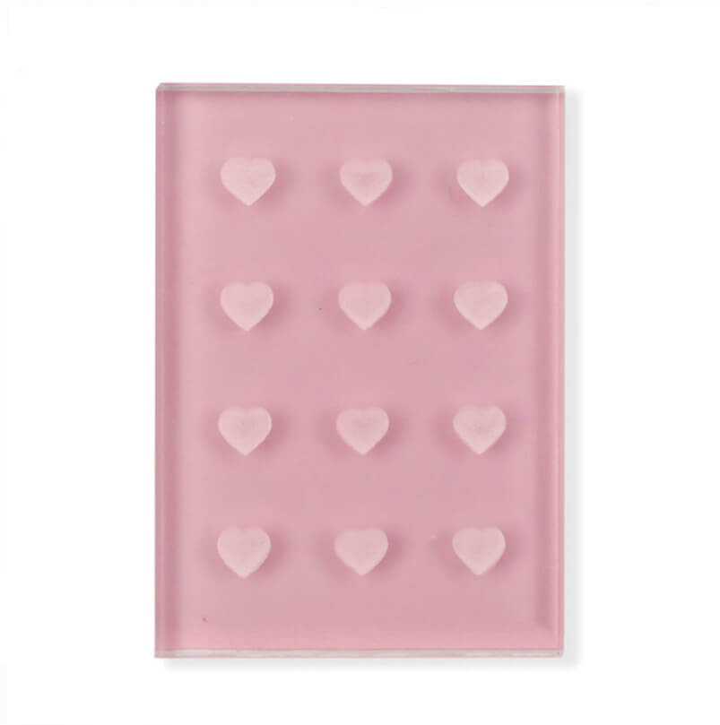 Winky Beauty 12 glue drops heart-shaped glue pallet - Image 2