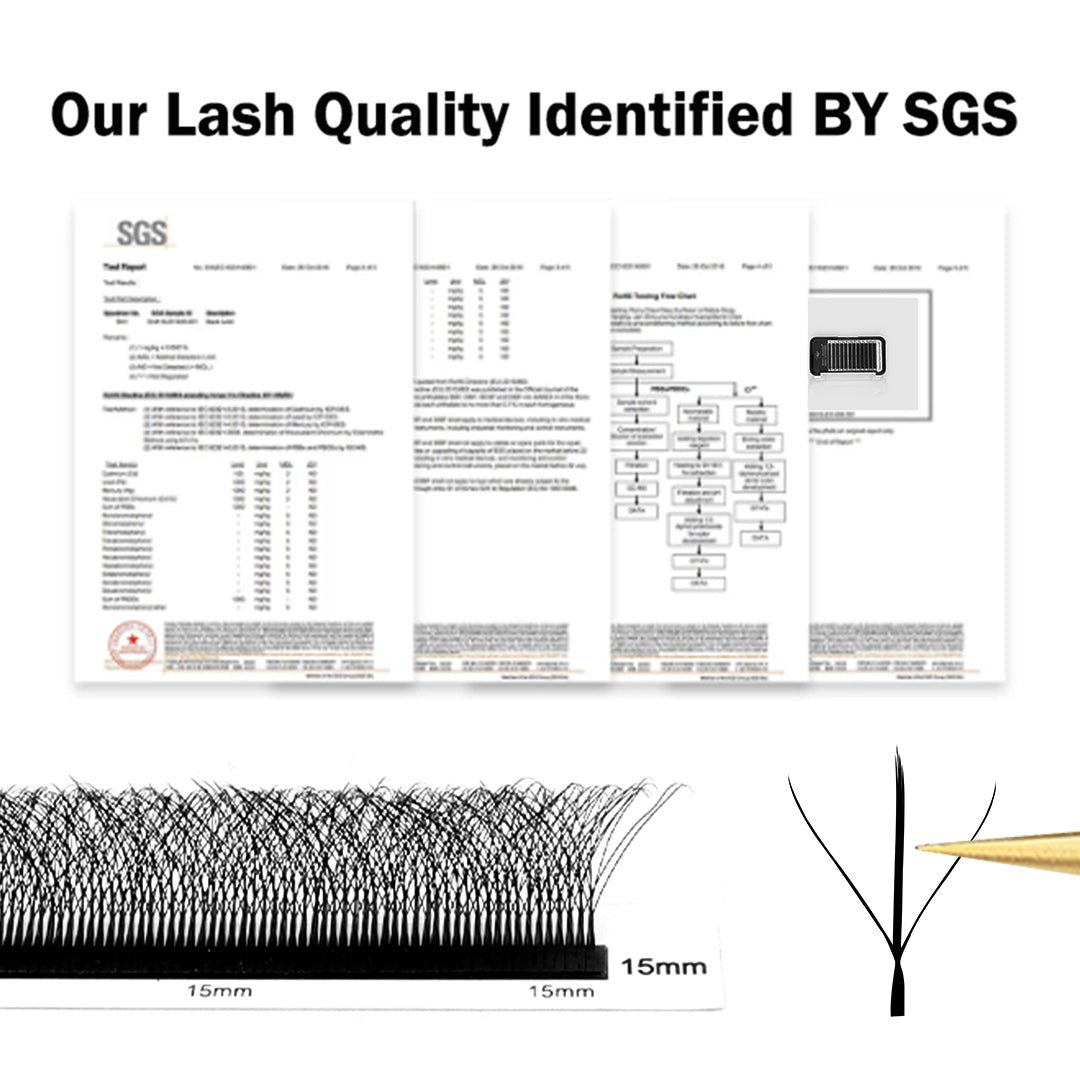 0.07mm Spike 3DW Shape Eyelash Extension - Image 2