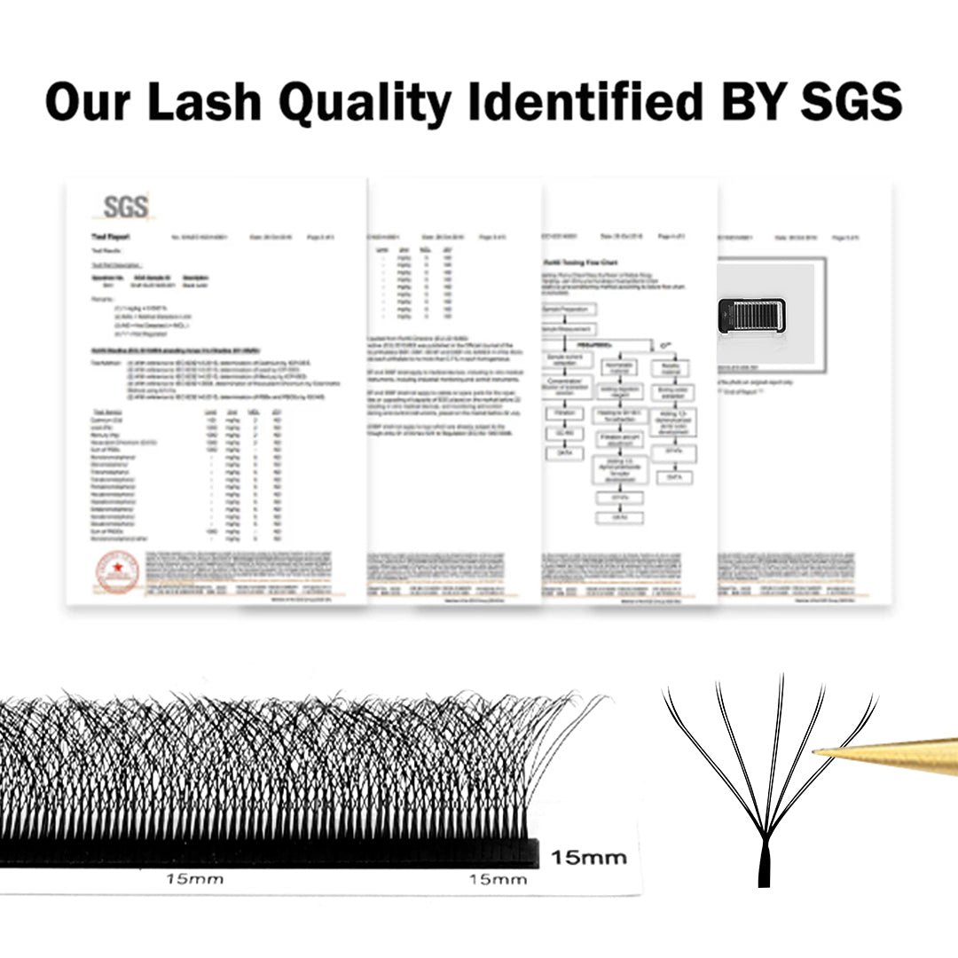 0.07mm 5D WW Shape Eyelash Extension - Image 2