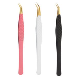 Tweezers丨New Golden Feather Eyelash Extensions Tweezers