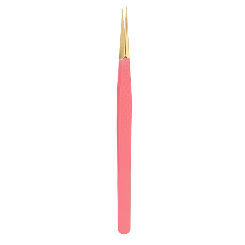 Tweezers丨Peacock Straight Tweezers Professional Eyelash Extensions Tweezers - Image 4