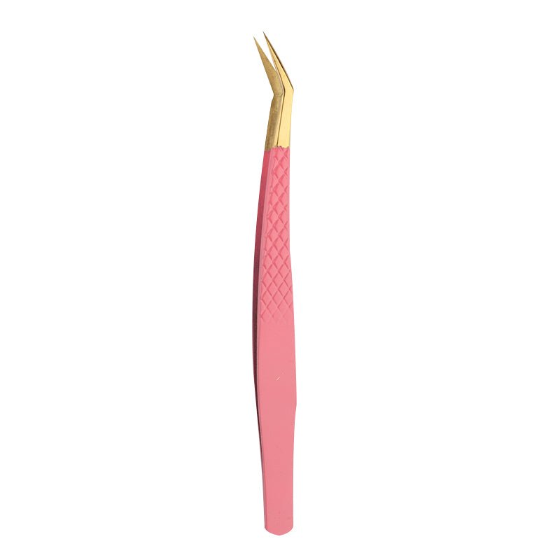 Tweezers丨Longer Version Golden Feather Eyelash Extensions Tweezers - Image 2