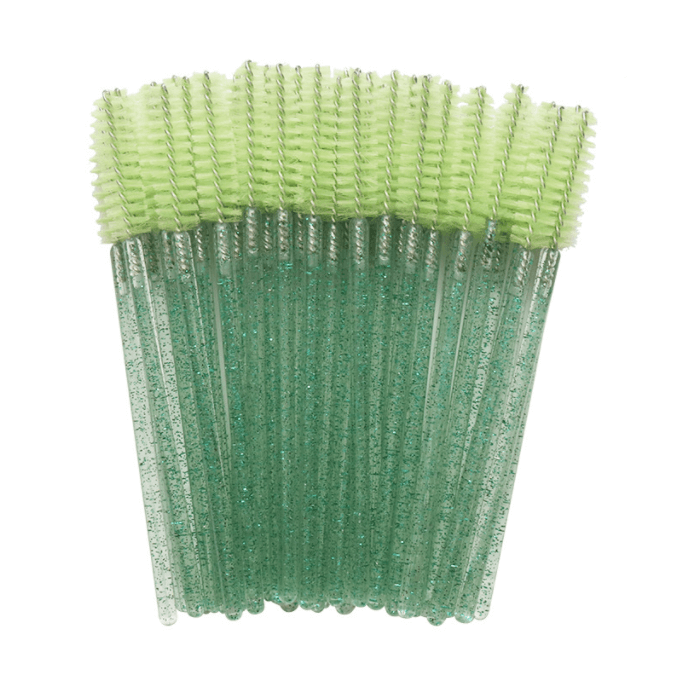 50pcs/lot Crystal Handle Eyelash Brushes - Image 4