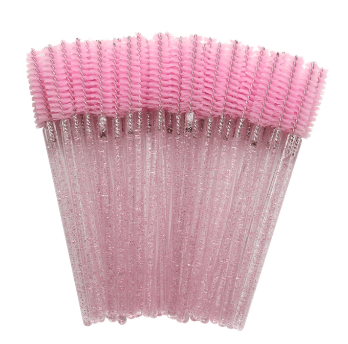50pcs/lot Crystal Handle Eyelash Brushes - Image 6
