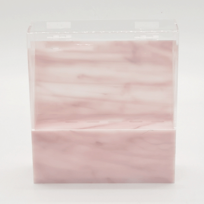 6-Hole Marbling Tweezer Display Stand Has a Dust Cover - Image 3