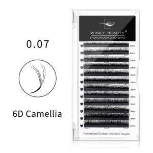 6D Camellia Eyelash Extension