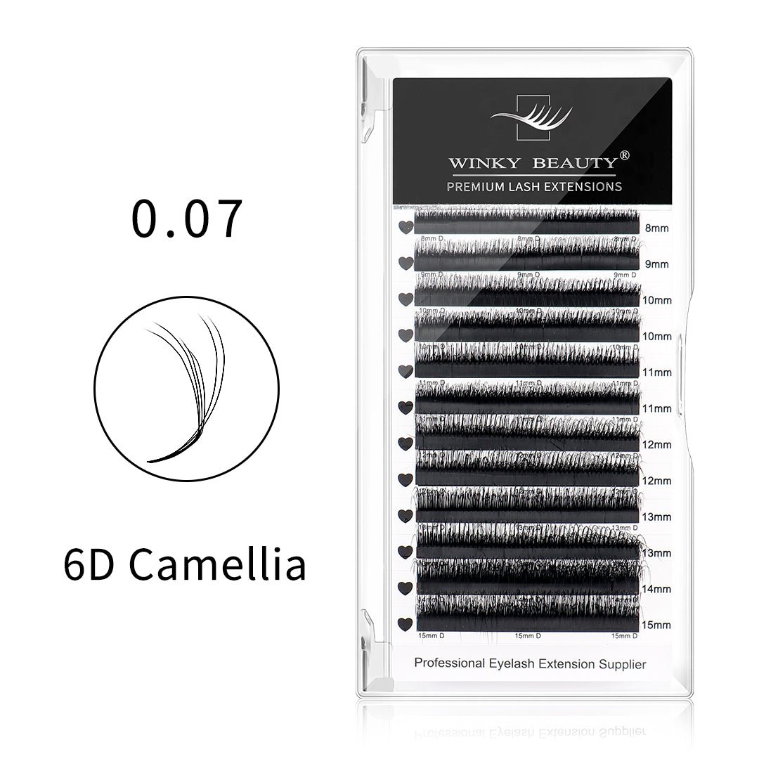 6D Camellia Eyelash Extension