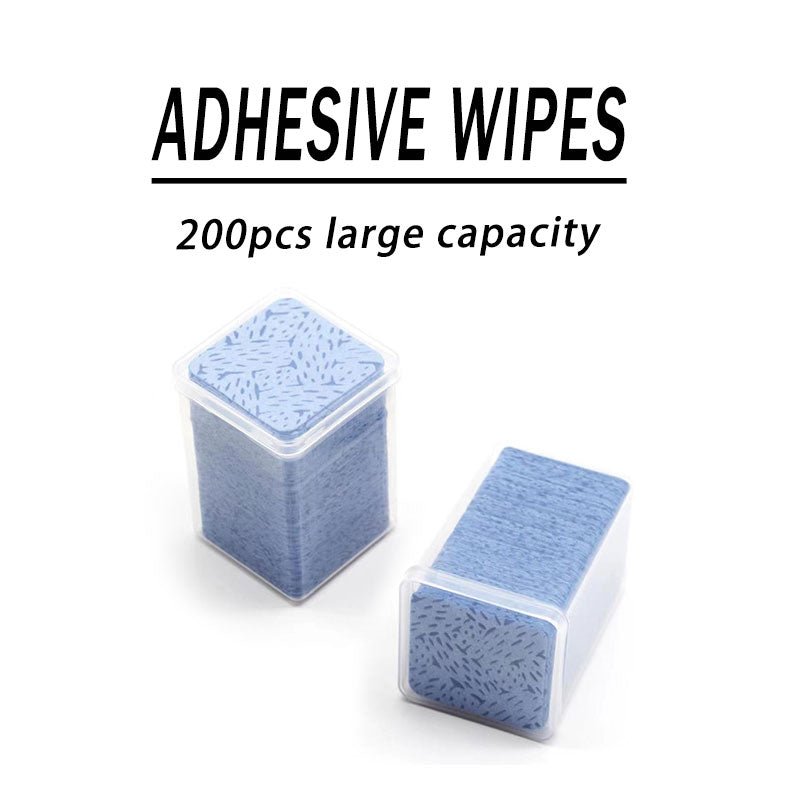 200pc/Pack Eyelash Extension Glue Cleaning Tablets Adhesive Removing Pads Wipes - Image 4
