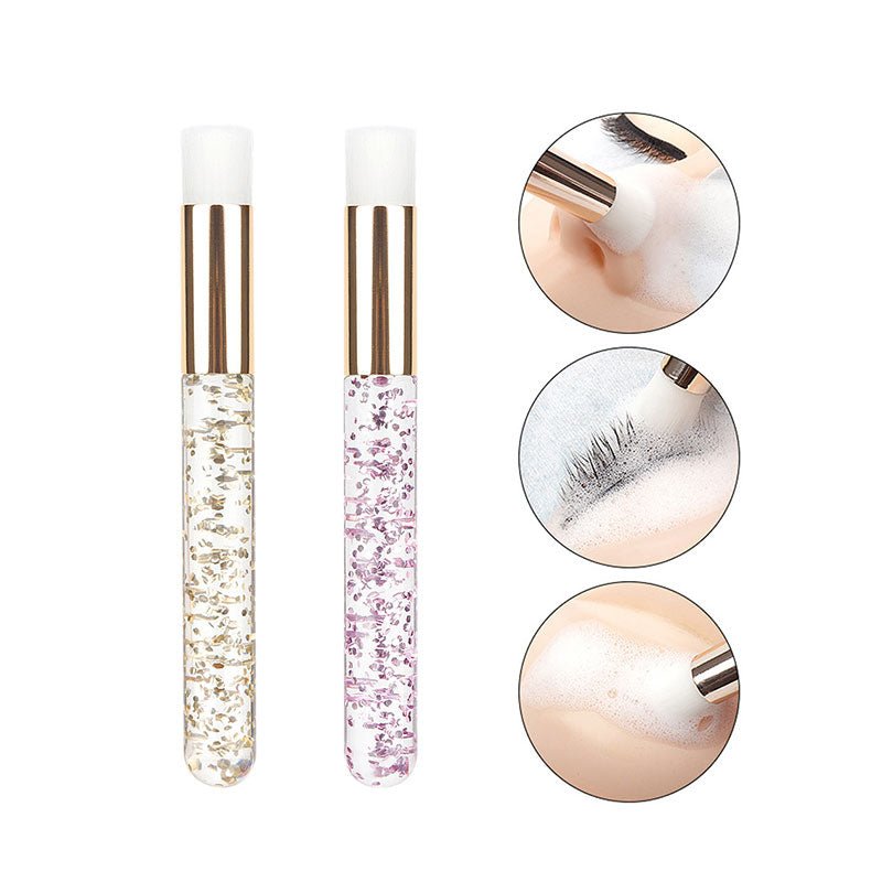 Crystal Handle Eyelash Cleaning Brush - Image 2
