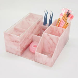 Marble Lash Cart Organizer