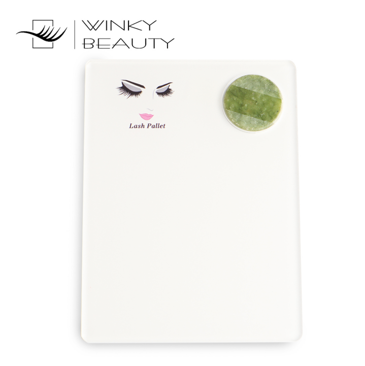 Wink Beauty Double use Glass Lash pallet & Glue Holder - Image 3