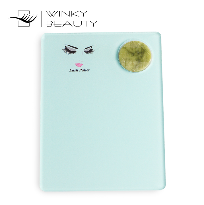 Wink Beauty Double use Glass Lash pallet & Glue Holder - Image 4