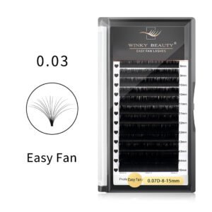 Glam Black Easy Fan Lashes