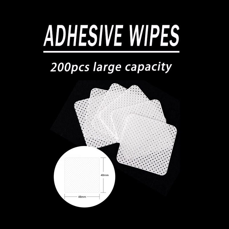 200pc/Pack Eyelash Extension Glue Cleaning Tablets Adhesive Removing Pads Wipes - Image 3