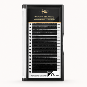 Platinum Glam Black Volume Lashes 16 Rows – Winky Beauty