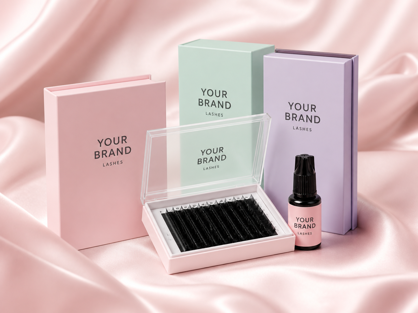 Private-label eyelash packaging concept
